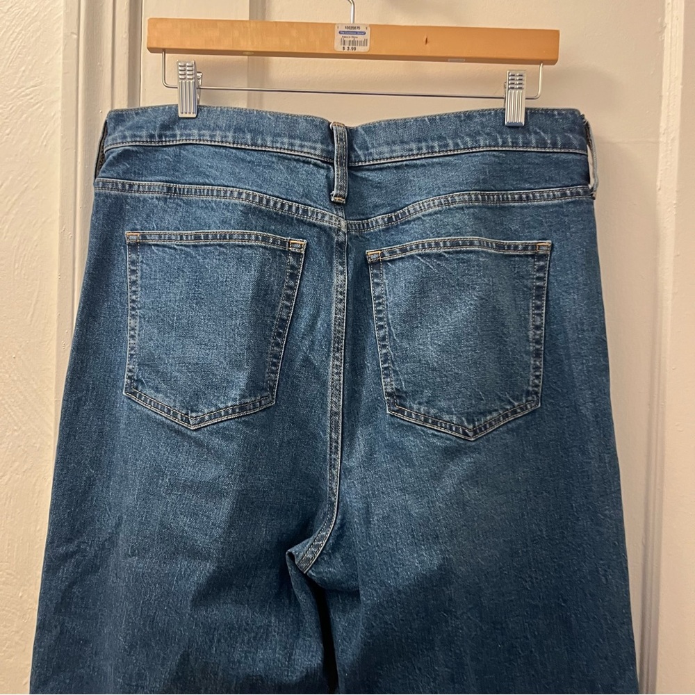 J. Crew Denim wide leg trouser in Wesly wash | size 32 - Picture 6 of 7